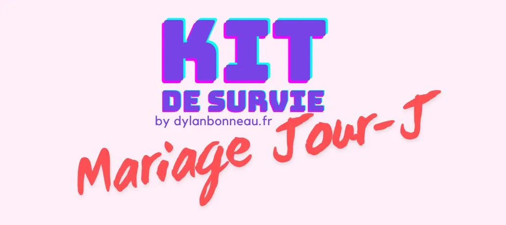 Pour vous aider à naviguer dans l'aventure du mariage, j'ai élaboré un kit de survie pour votre mariage : une checklist complète pour vous guider tout au long du processus. Peu importe si vous prévoyez une cérémonie intime ou une grande célébration, cette checklist vous permettra d'aborder votre grand jour avec confiance et sérénité.