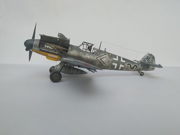 Bf-109G-6 Kirschner, Trumpeter1/32 i Mistercraft 1/72 IMG-20210707-195424