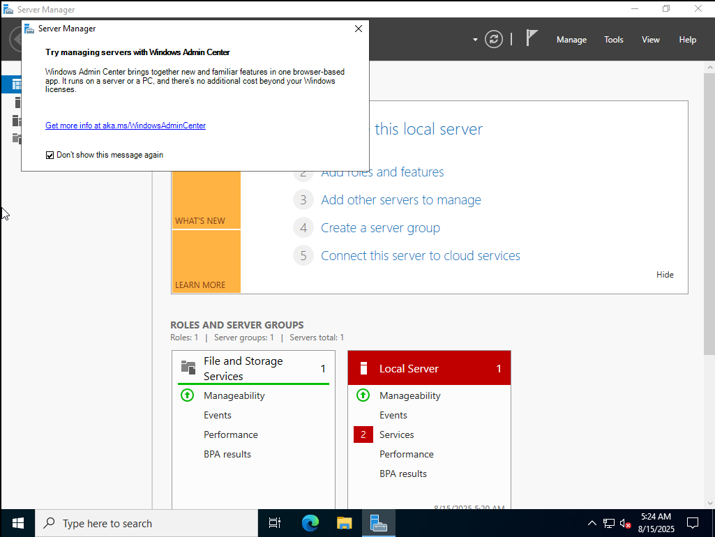 Active Directory Homelab thumbnail
