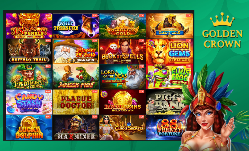 Online casino games in Golden Crown Casino