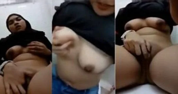 Sexy girl boobs pressing