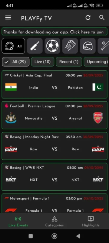 Playfy TV APK Download 