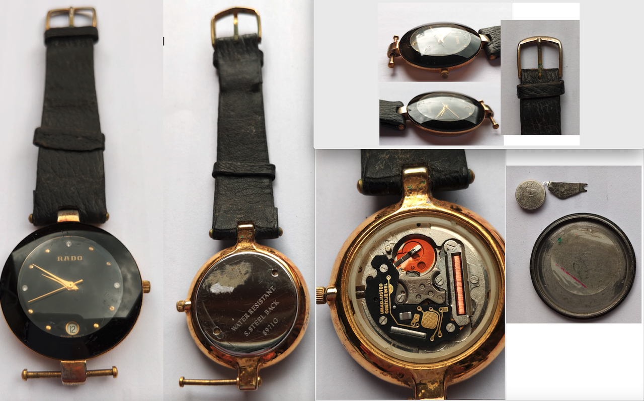 File:Vintage Rado Men's Digital Quartz Watch, Red LED Display, Original  Band, Case Back Marked USA, Circa 1974 (42190606194).jpg - Wikimedia Commons