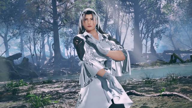 Jun Kazama displaying the Kazama art style