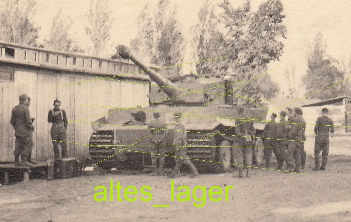 Foto Panzer Wehrmacht Tiger  Kuban Brückenkopf R