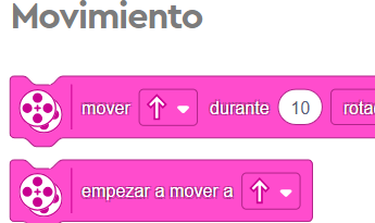 Bloques de Movimiento