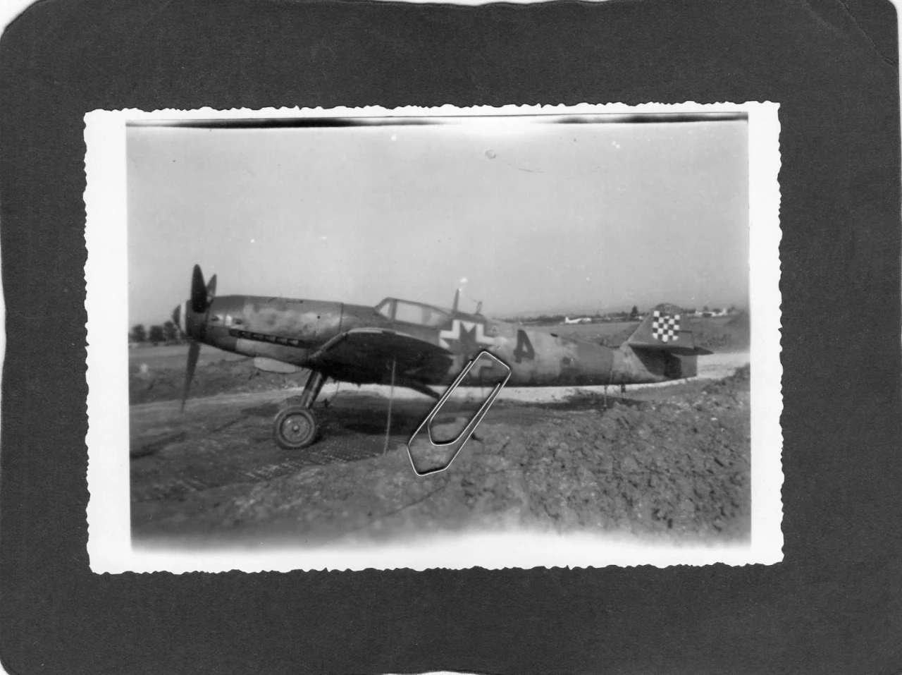 Zb10) Foto Flugzeug Messerschmitt Me 109 Bf109 Kroatische Jagdstaffel