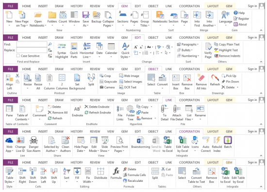 OneNoteGem Gem for OneNote 2021 v70.1.1.347