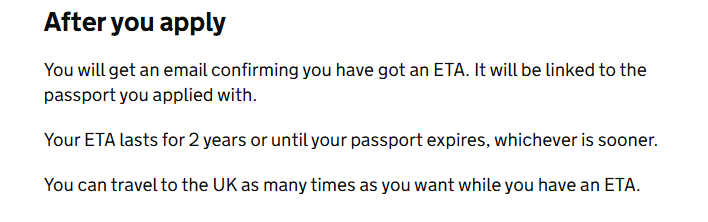 ETA para Reino Unido - Visados - Foro Londres, Reino Unido e Irlanda
