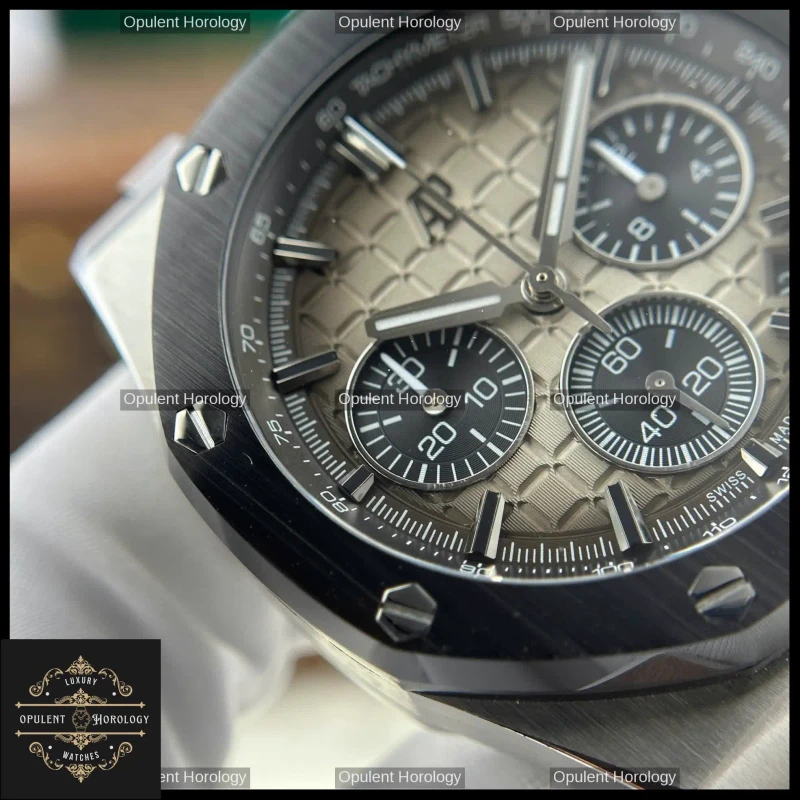 Audemars Piguet Royal Oak Offshore Chronograph 26420 43mm Gray Dial Automatic Caliber 4401 - Super Clone - Super Clone