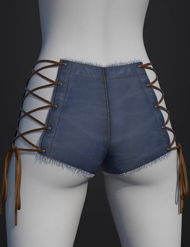 dForce SU Sexy Strappy Jeans for Genesis 9, 8.1, and 8 Female