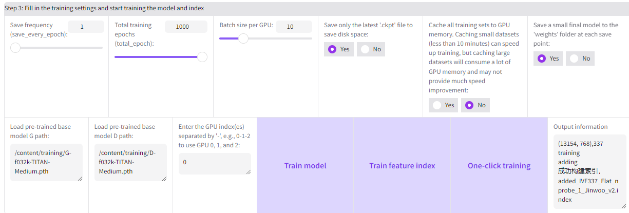 addex index GUI