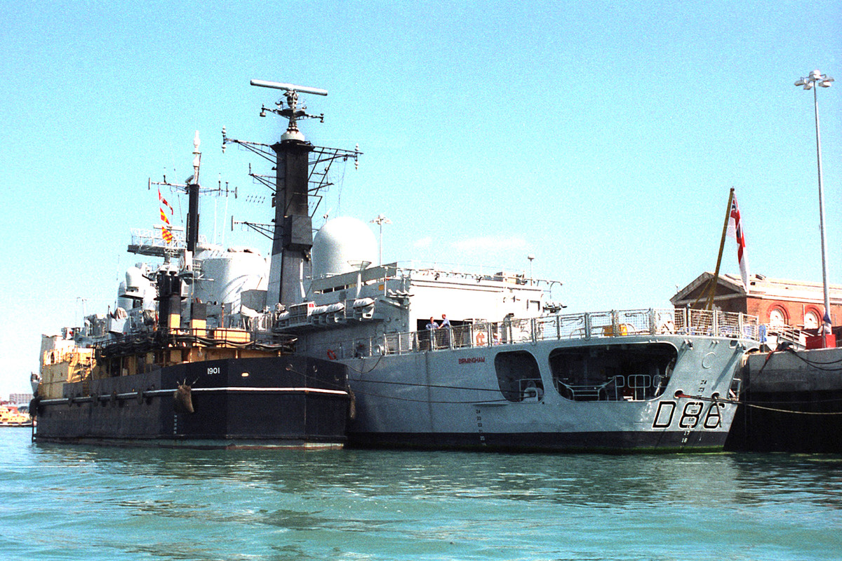 HMS Birmingham в Портсмуте, 19 июля 1997