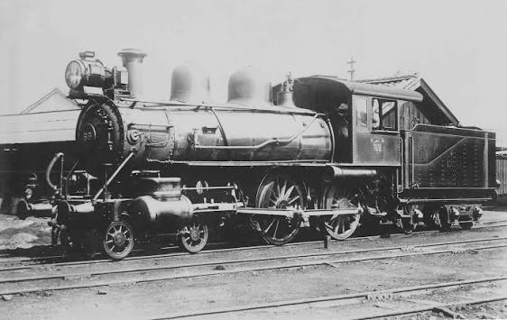 A Meiji-era railroad in Japan