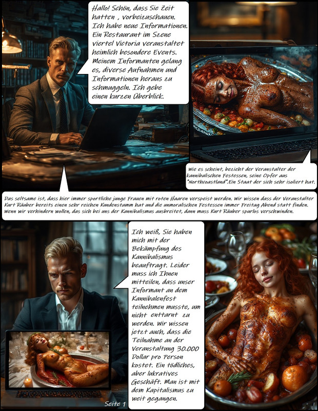 Sven Ritter Short comic the Menu r girl ger 001