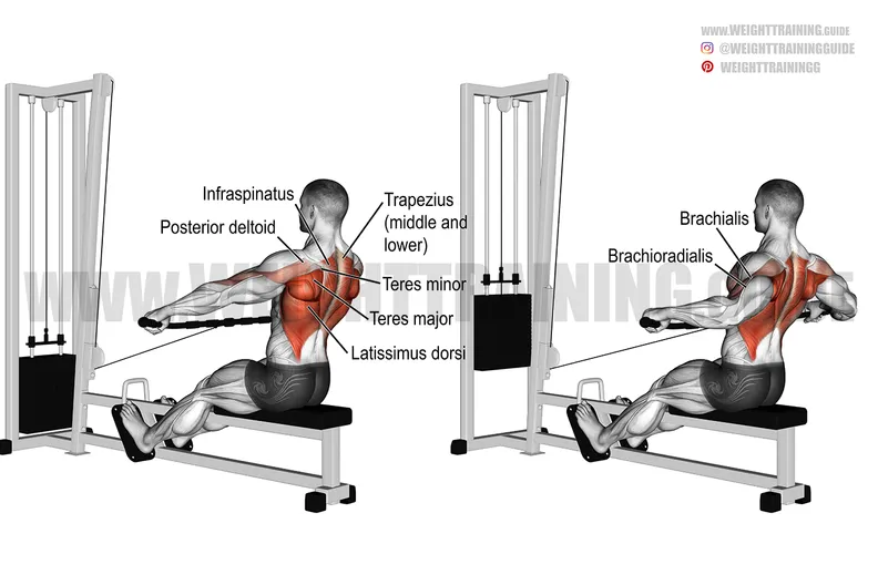 Seated Wide Grip Row