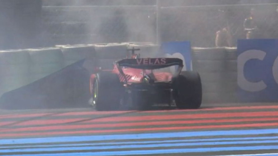 incidente ferrari leclerc gp francia formula 1