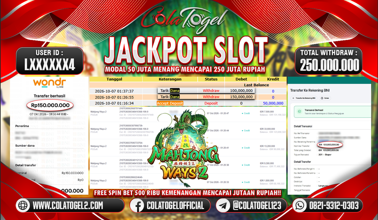 JACKPOT SLOT GACORR !!!