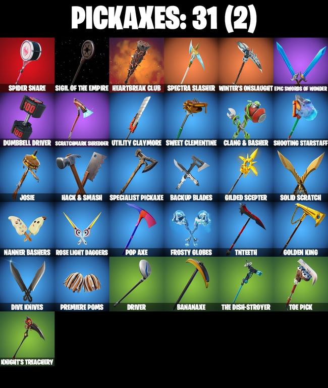 pickaxes comp