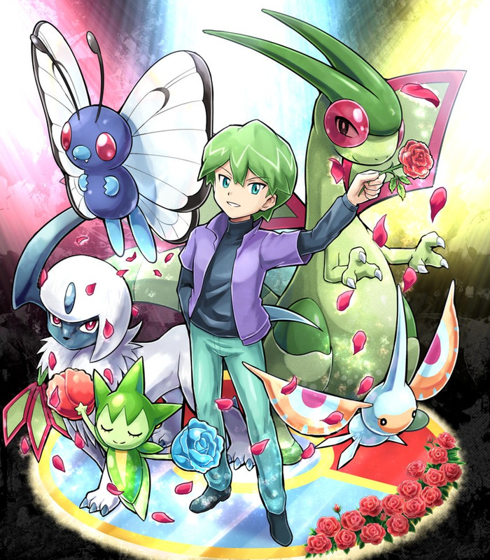 flygon-absol-butterfree-roselia-drew-and