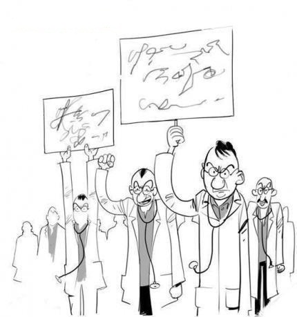 забастовка врачей