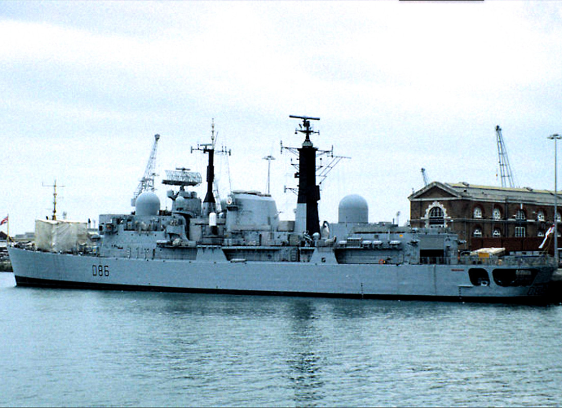 HMS Birmingham в Портсмуте, 13 июля 1997