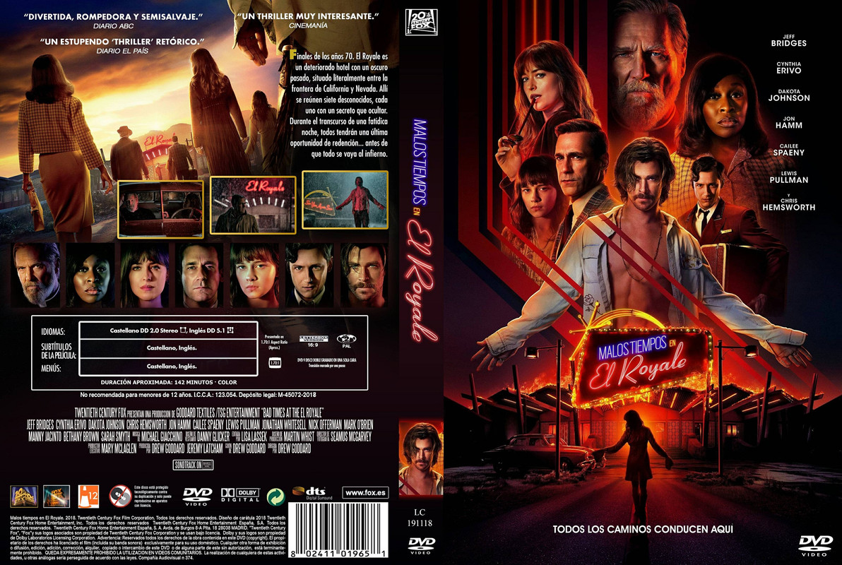 Bad Times At The El Royale Latino « TodoDVDFull ...