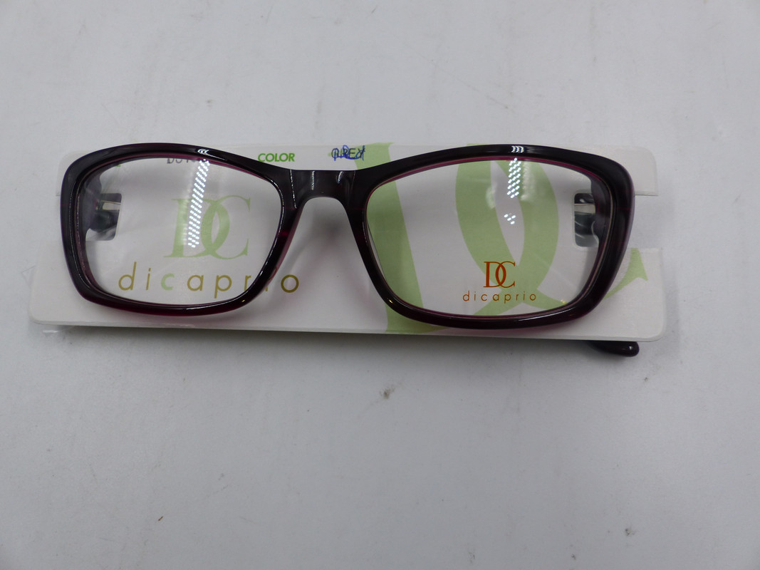 DICAPRIO DC105 WOMENS EYEGLASSES IN BURGUNDY RED SIZE 52-17-140