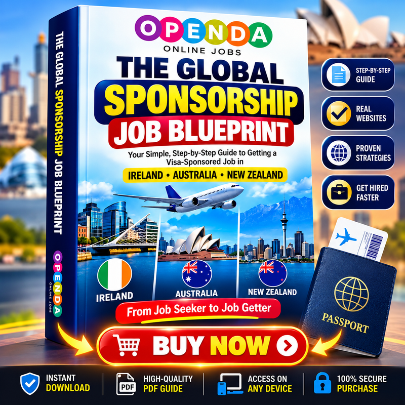 The Global Sponsorship Job Blueprint - Openda Digital Store
