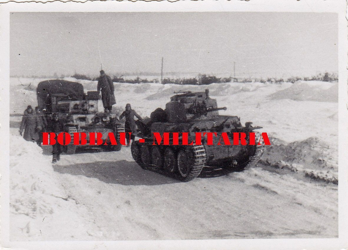 Russland Beute-Panzer 38 t ČKD-Praga TNH Winter Vormarsch Front Pz-Rg 1942