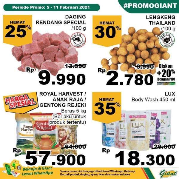 Katalog Promo Weekday GIANT 5-11 Februari 2021