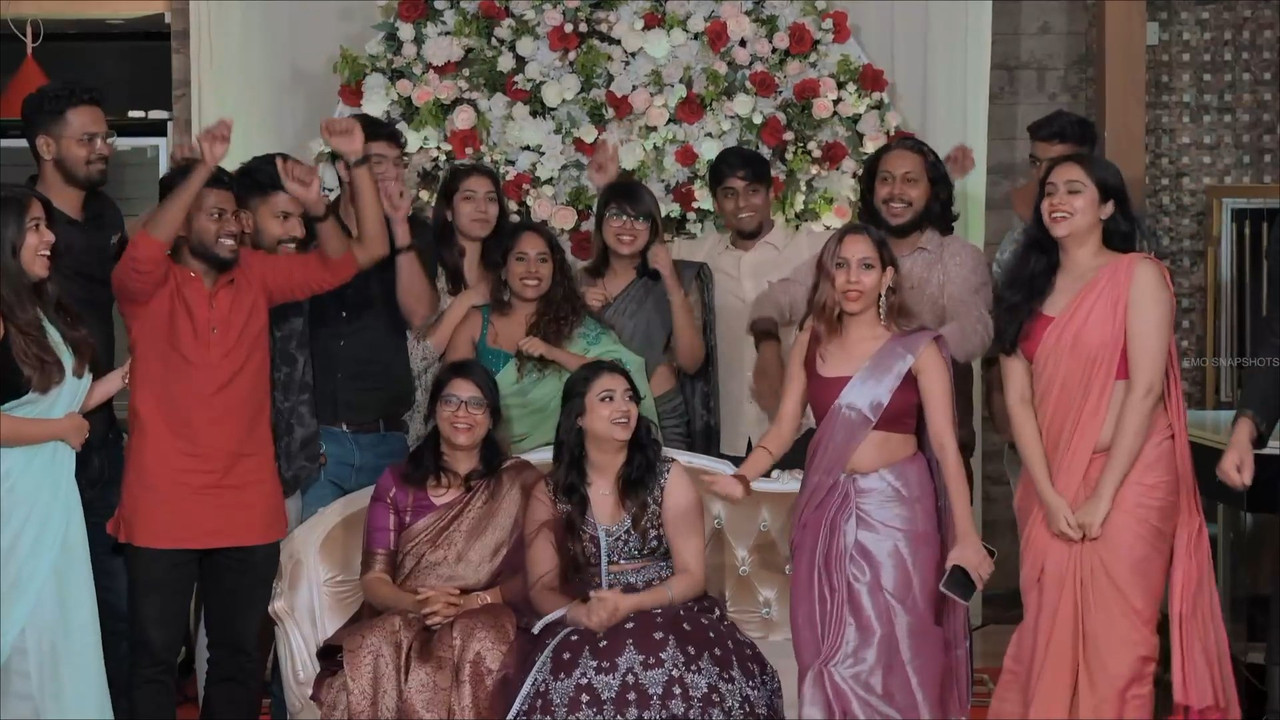 Sana Althaf Sexy navel and Belly show in pink saree.mp4_snapshot_00.09.851