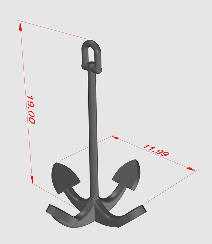Якорь кошка  размер 4
