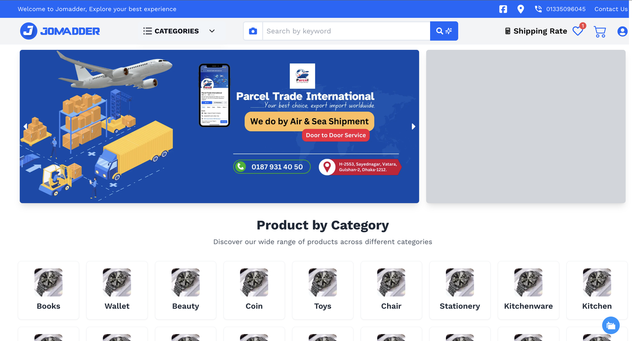 Jomaddder a E-commerce Platform