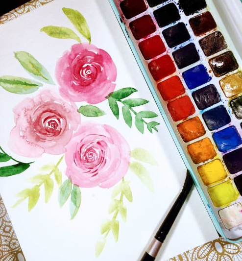 How to Paint Watercolor Flowers for Beginners