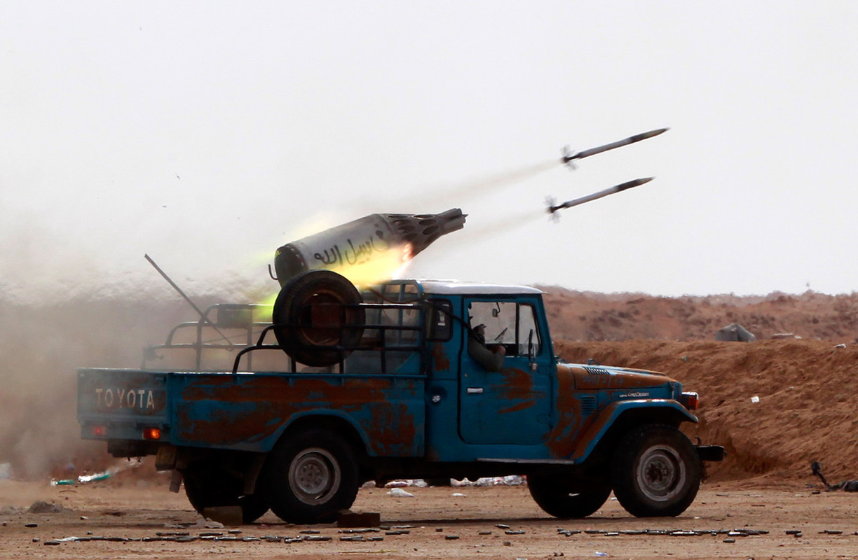 УБ-32 Ливия 3-3 western entrance of Ajdabiyah on