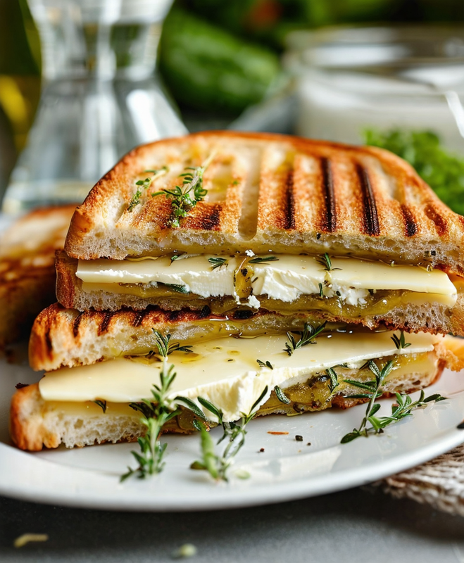 Panino con brie condito bretagna