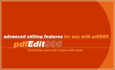 Pdf995 pdfEdit995 20.1