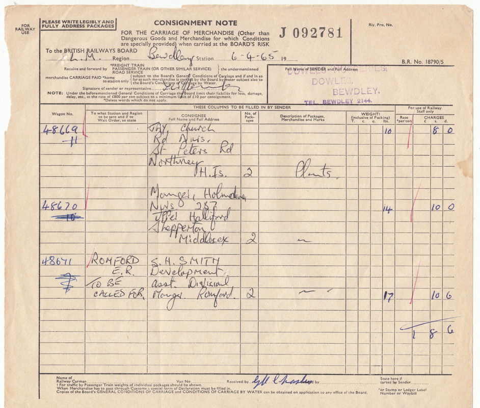 Bewdley Consignment Notes (37)