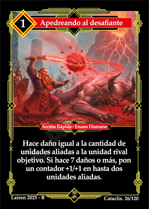 APEDREANDO AL DESAFIANTE