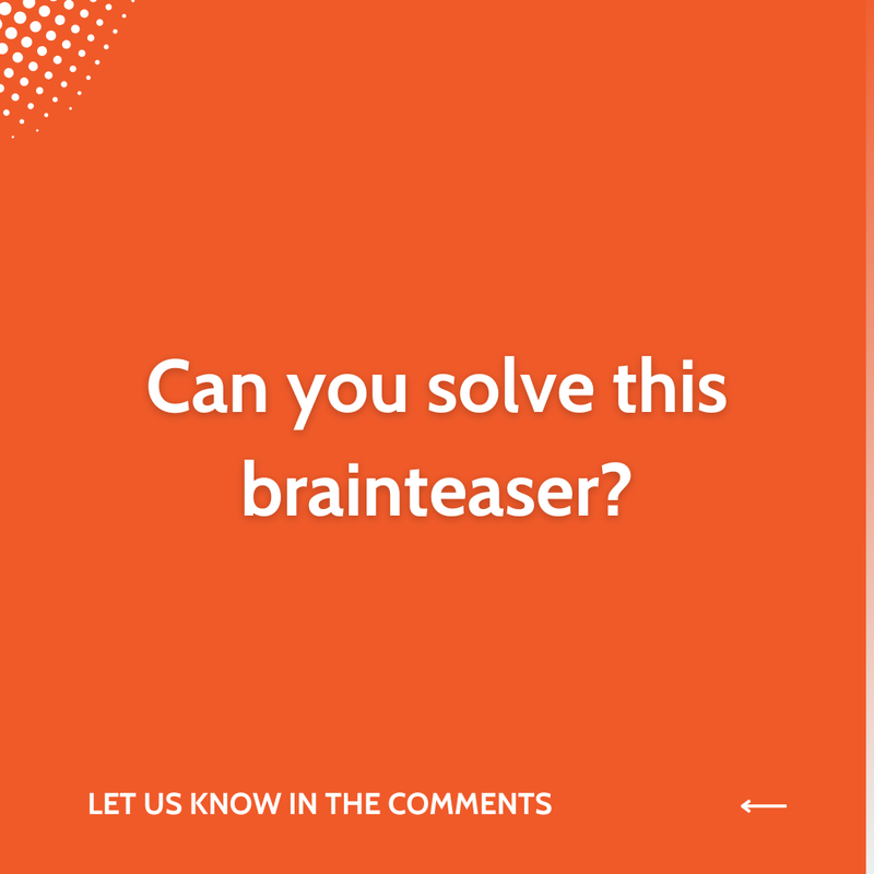 23 BRAINTEASER
