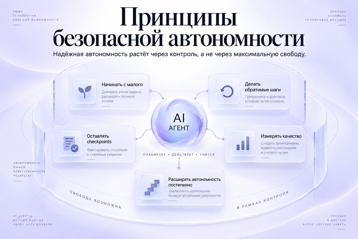 Принципы безопасной автономности AI-агентов
