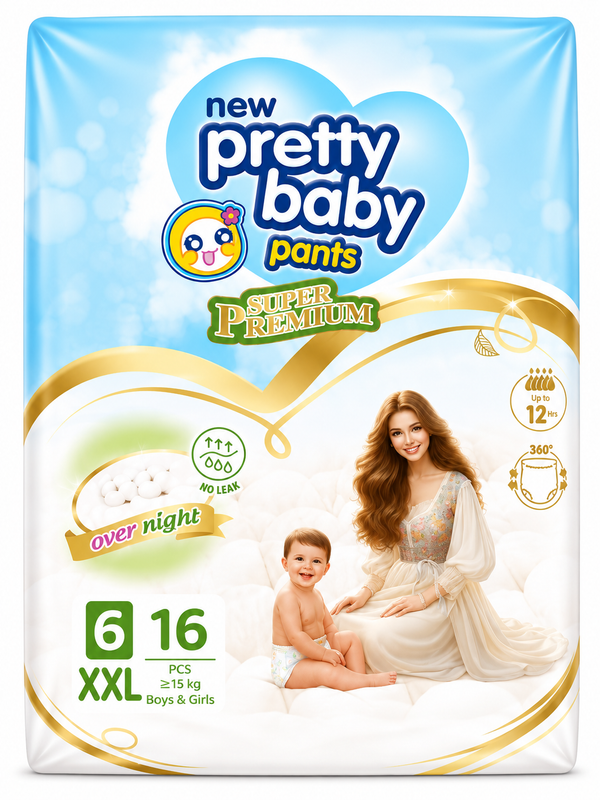 Pretty Baby (XXL) 12+kg 16pcs