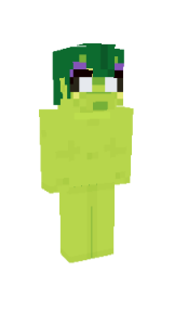 Echo Pea - PVZ 3 / Action &amp; Stuff Minecraft Skin