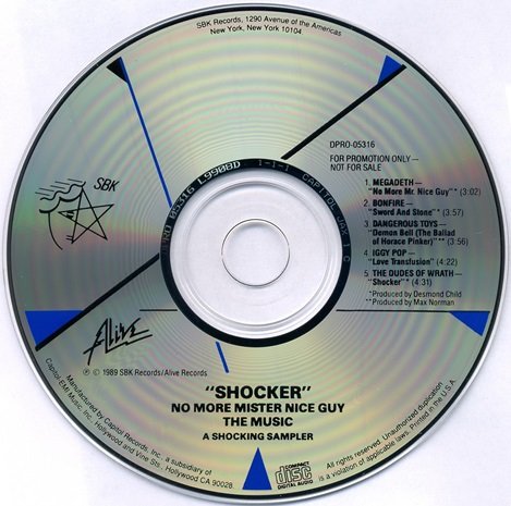 Megadeth - No More Mr. Nice Guy | Various: Shocker [2CDS+Promo Sampler CD] (1989) Lossless+MP3