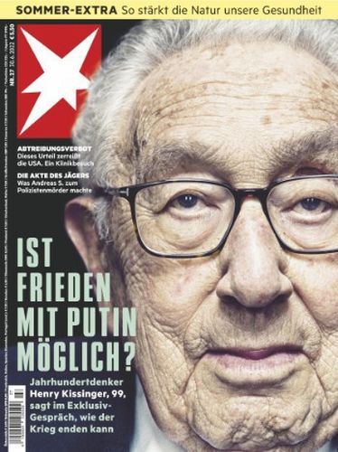 Cover: Der Stern Nachrichtenmagazin No 27 vom 29 Juni 2022 Cover: Der Stern Nachrichtenmagazin No 27 vom 29 Juni 2022