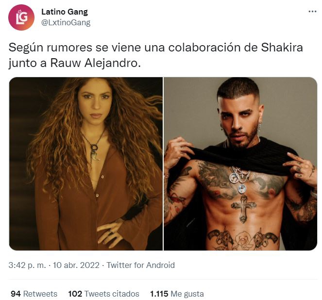 Aseguran que Shakira podría lanzar colaboración con Rauw Alejandro