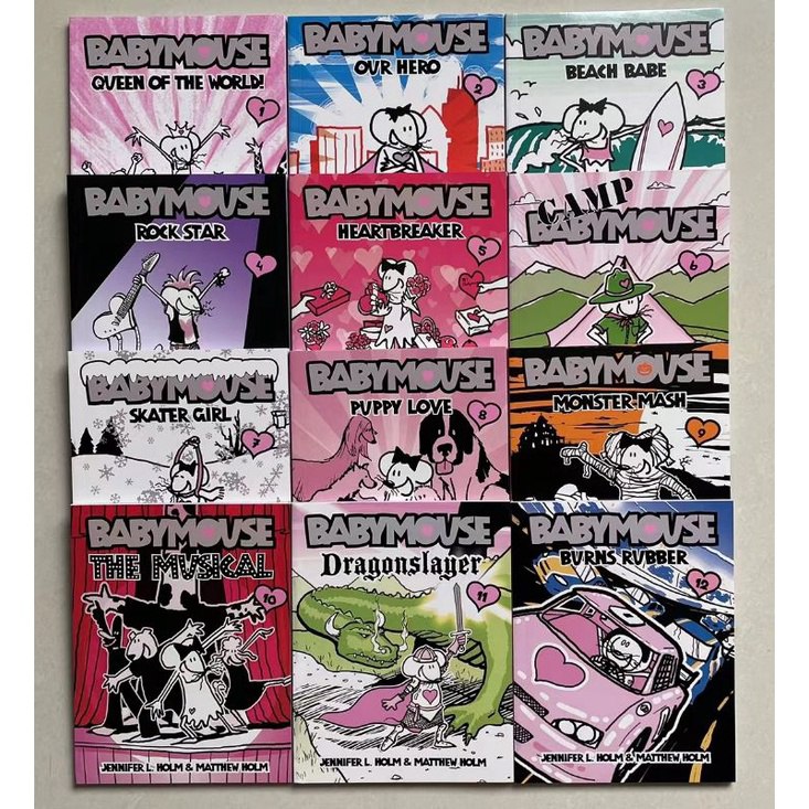 英語絵本　Babymouse シリーズ 20冊 Babymouse Series Collection Complete Set 20 Books by Jennifer Holm