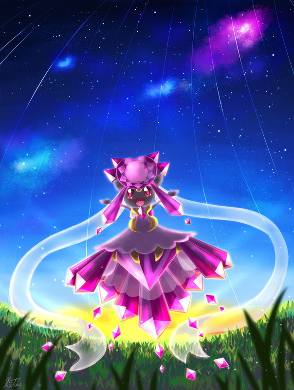 diancie-and-mega-diancie-pokemon-drawn-b