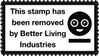 This stamp has been removed by Better Living Industries